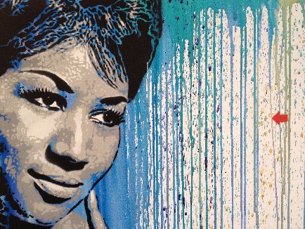 Bye Queen...
Aretha,(graffiti)