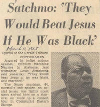 Louis Armstrong: след повече от половин век думите му звучат актуално Louis Armstrong: след повече от половин век думите му звучат актуално