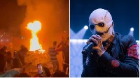 Slipknot: концерт в Arizona и огнени ексцесии Slipknot: концерт в Arizona и огнени ексцесии