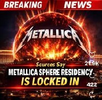 Metallica: все по-близо до Las Vegas Sphere