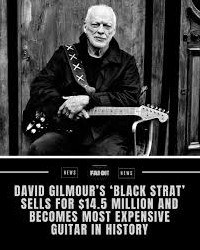 David Gilmour: с рекордна цена за неговата китара David Gilmour: с рекордна цена за неговата китара